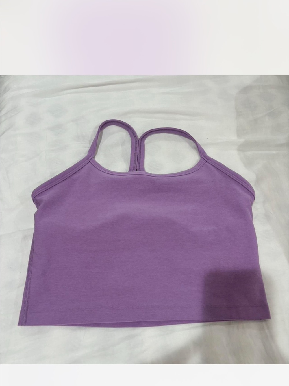 Beyond Yoga Lilac High-Waist Leggings with Cropped Tank Set - Picture 2 of 6